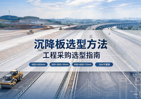 湖口沉降板选择方法